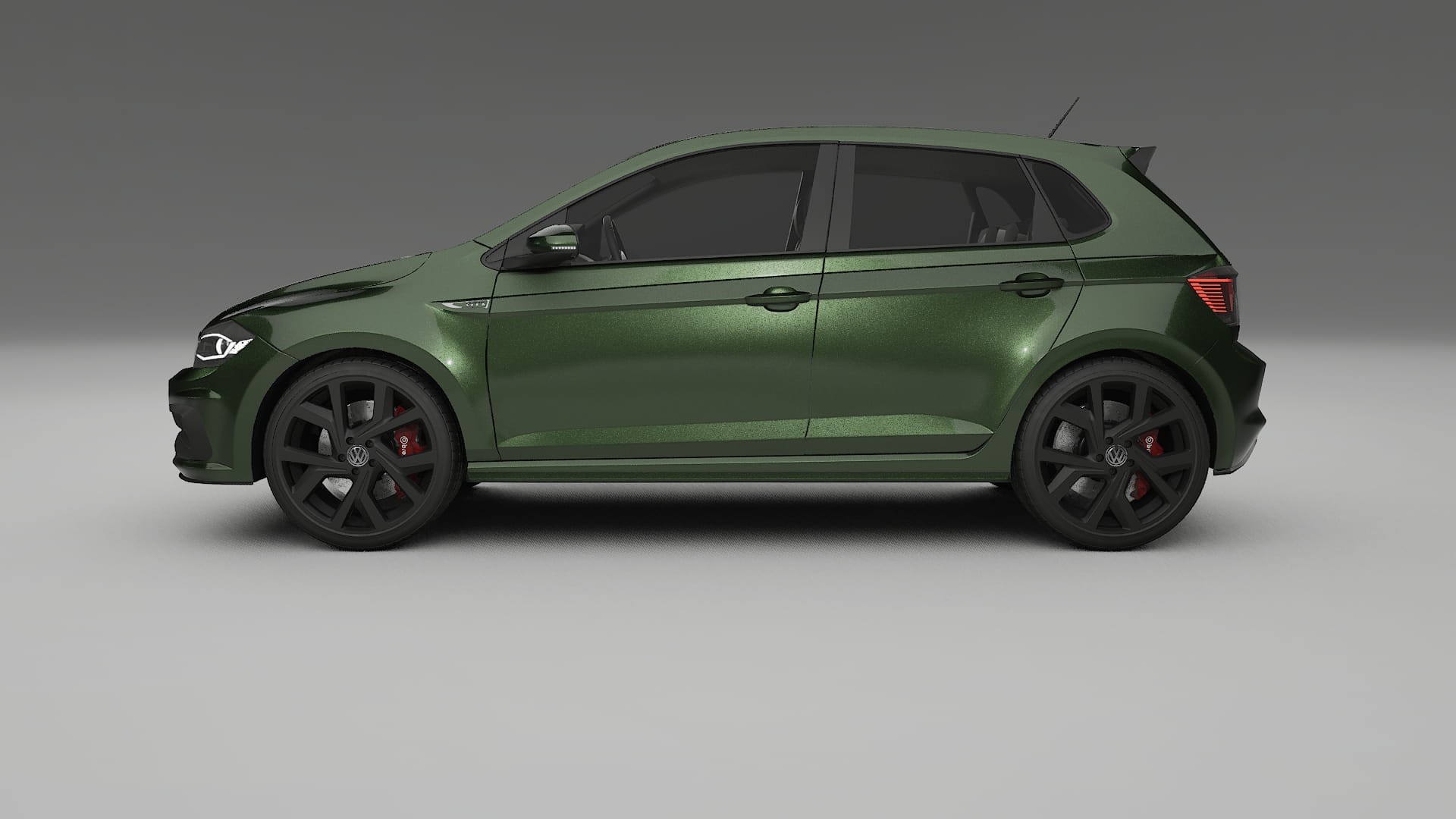 VW Polo GTI VI TPU Paint Protection Film | LAGOON Color Change PPF Full Pre-Cut Kit