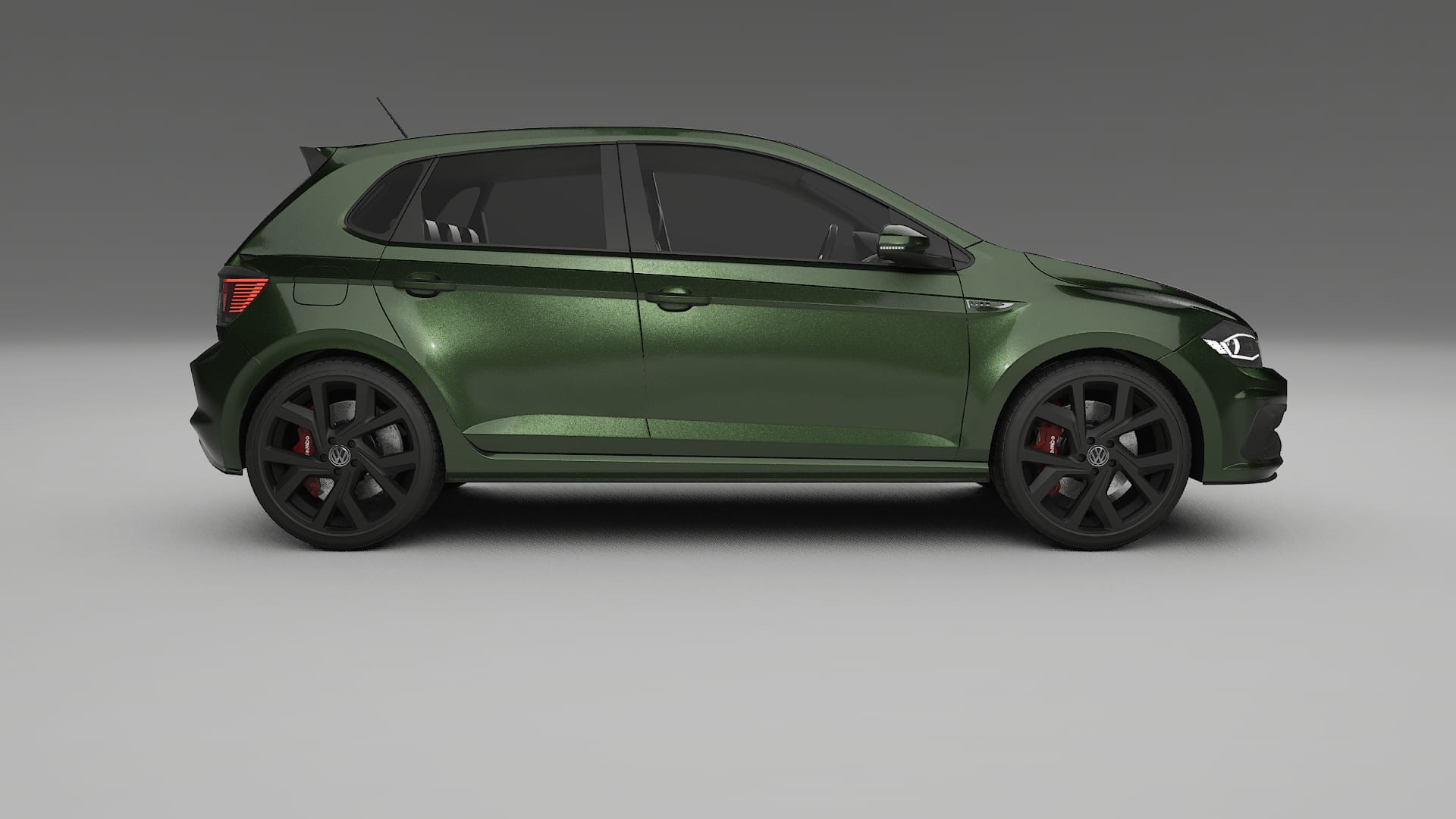 VW Polo GTI VI TPU Paint Protection Film | LAGOON Color Change PPF Full Pre-Cut Kit