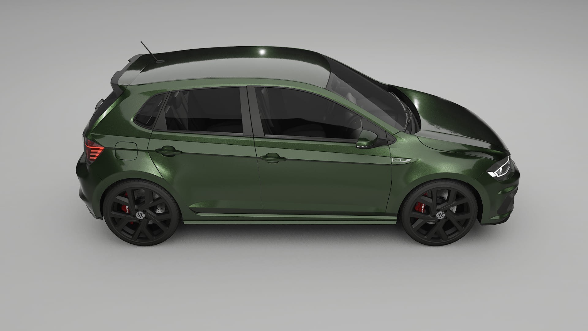 VW Polo GTI VI TPU Paint Protection Film | LAGOON Color Change PPF Full Pre-Cut Kit