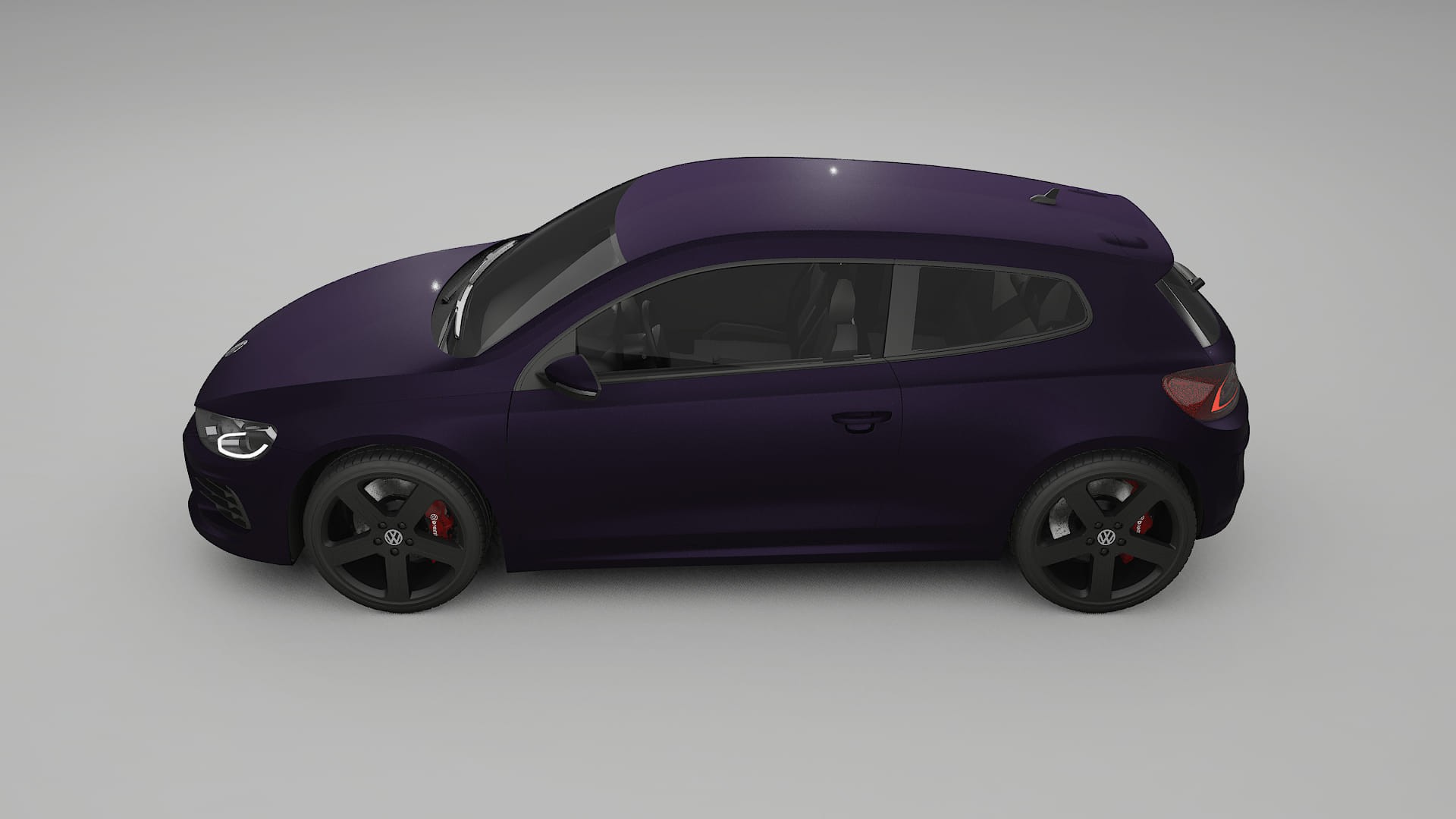 VW Scirocco R III TPU Paint Protection Film | VIOLET Color Change PPF Full Pre-Cut Kit
