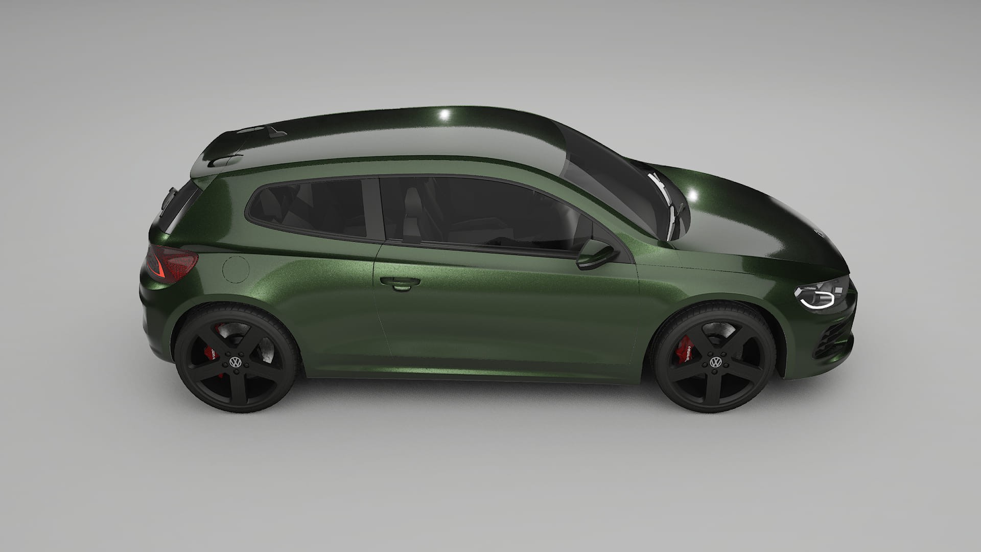 VW Scirocco R III TPU Paint Protection Film | LAGOON Color Change PPF Full Pre-Cut Kit