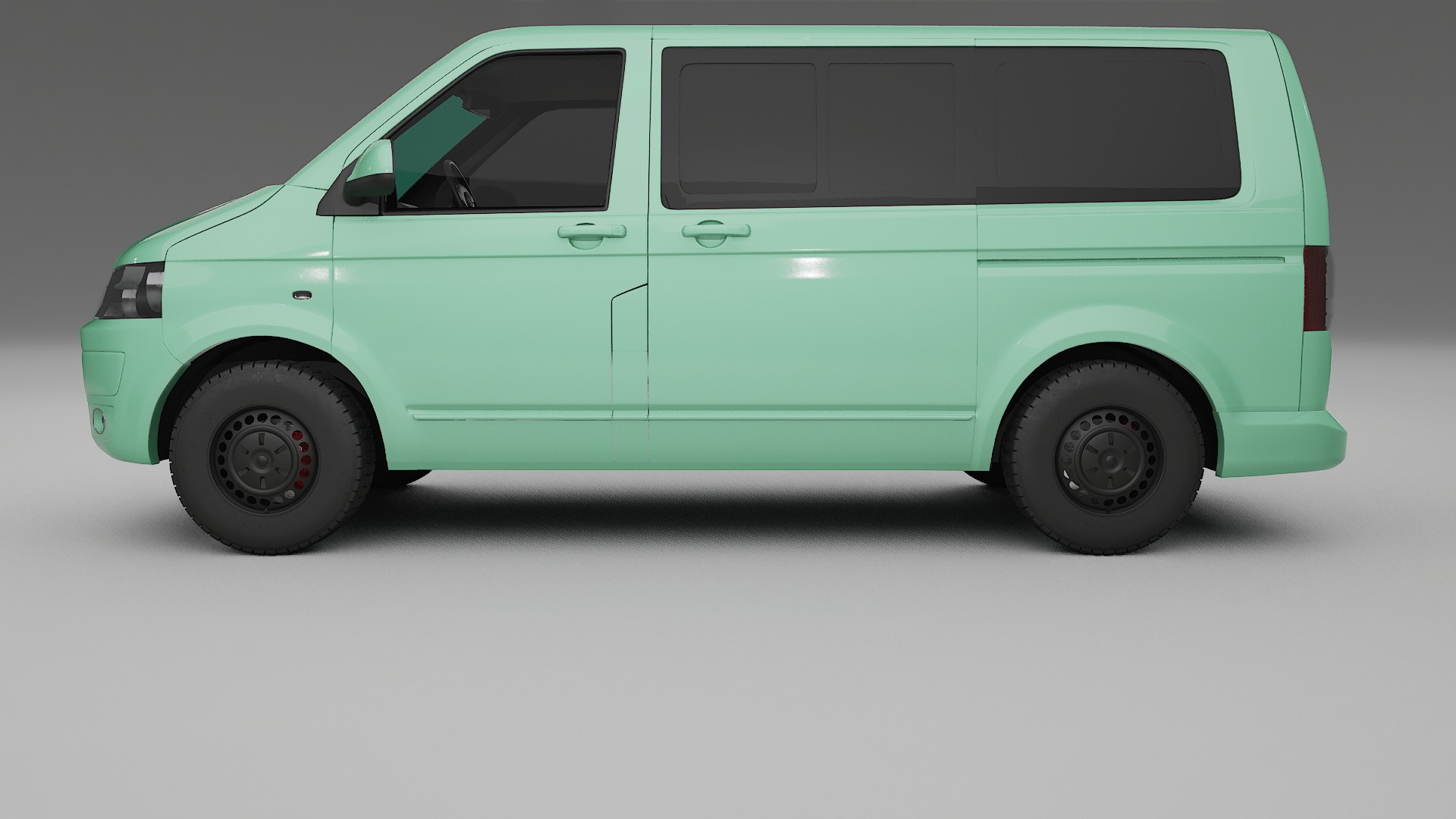 VW Transporter T5 Caravelle TPU Paint Protection Film | DUSTY Color Change PPF Full Pre-Cut Kit