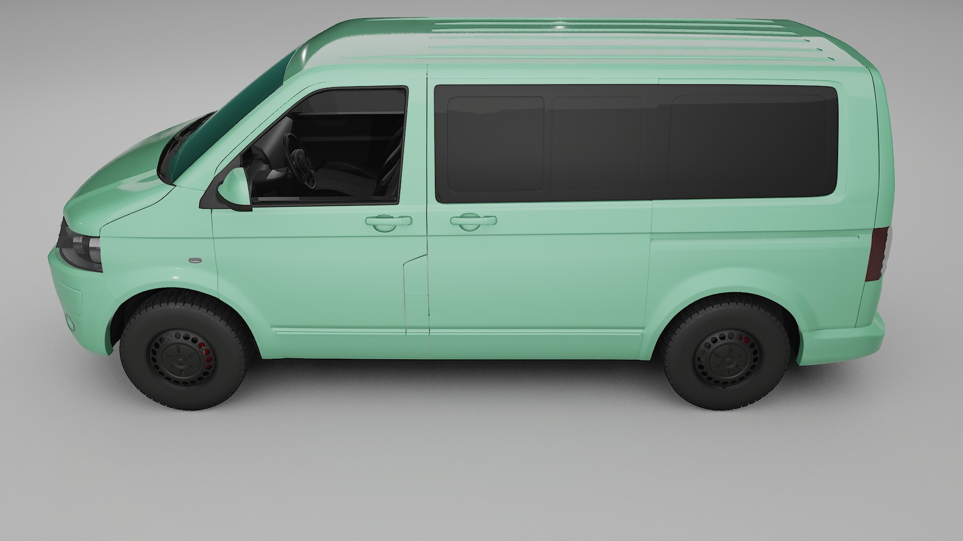 VW Transporter T5 Caravelle TPU Paint Protection Film | DUSTY Color Change PPF Full Pre-Cut Kit