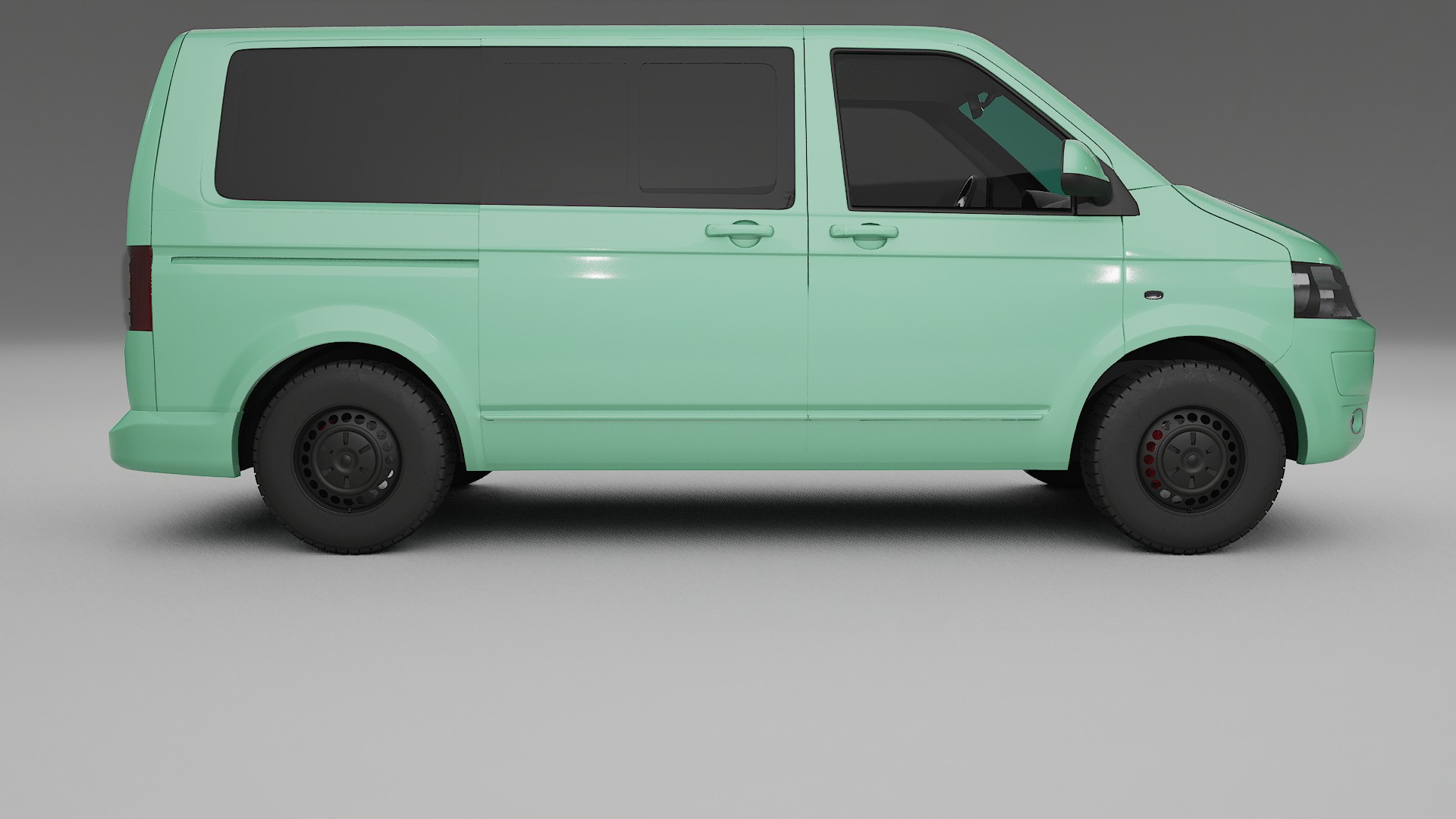 VW Transporter T5 Caravelle TPU Paint Protection Film | DUSTY Color Change PPF Full Pre-Cut Kit