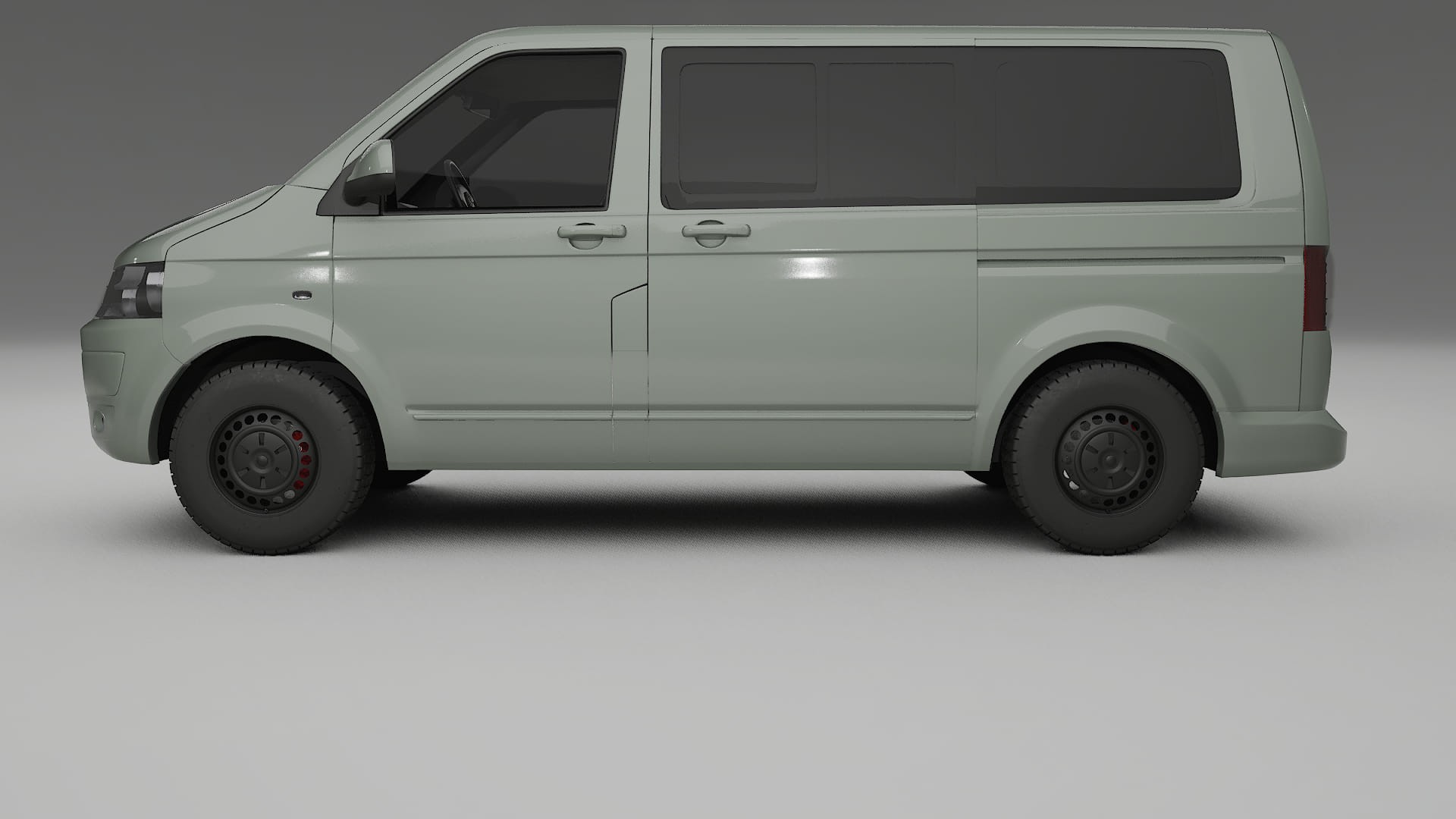 VW Transporter T5 Caravelle TPU Paint Protection Film | SLATE Color Change PPF Full Pre-Cut Kit