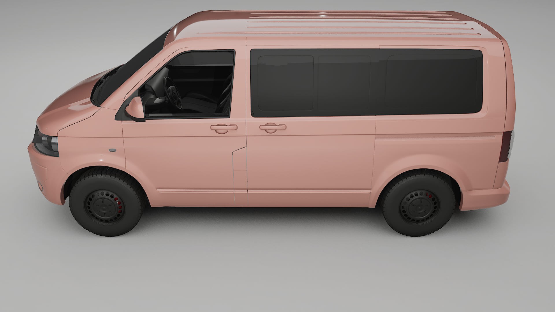 VW Transporter T5 Caravelle TPU Paint Protection Film | BLUSH Color Change PPF Full Pre-Cut Kit