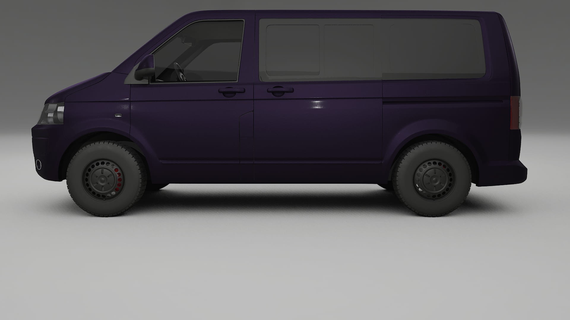 VW Transporter T5 Caravelle TPU Paint Protection Film | VIOLET Color Change PPF Full Pre-Cut Kit