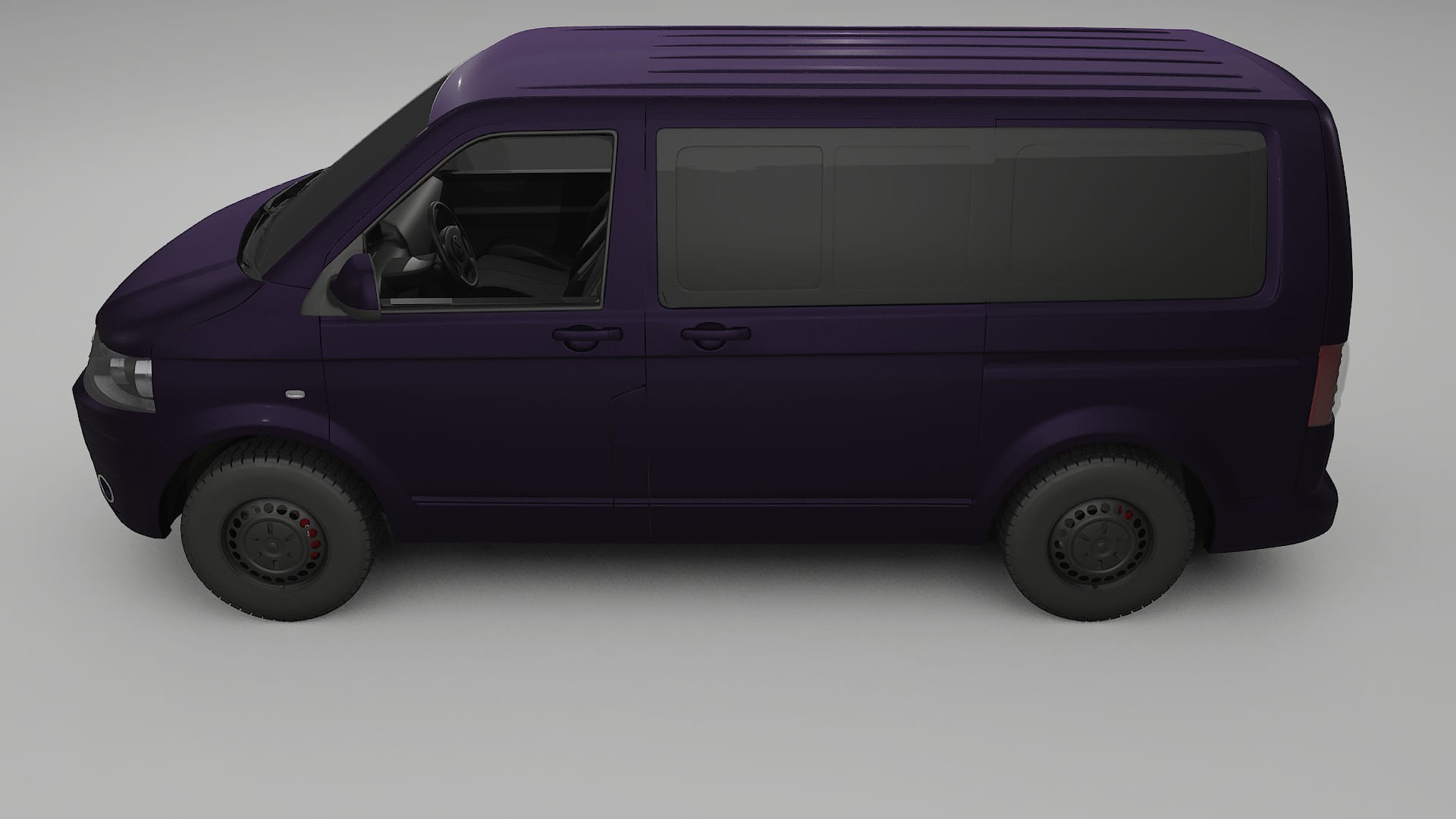 VW Transporter T5 Caravelle TPU Paint Protection Film | VIOLET Color Change PPF Full Pre-Cut Kit