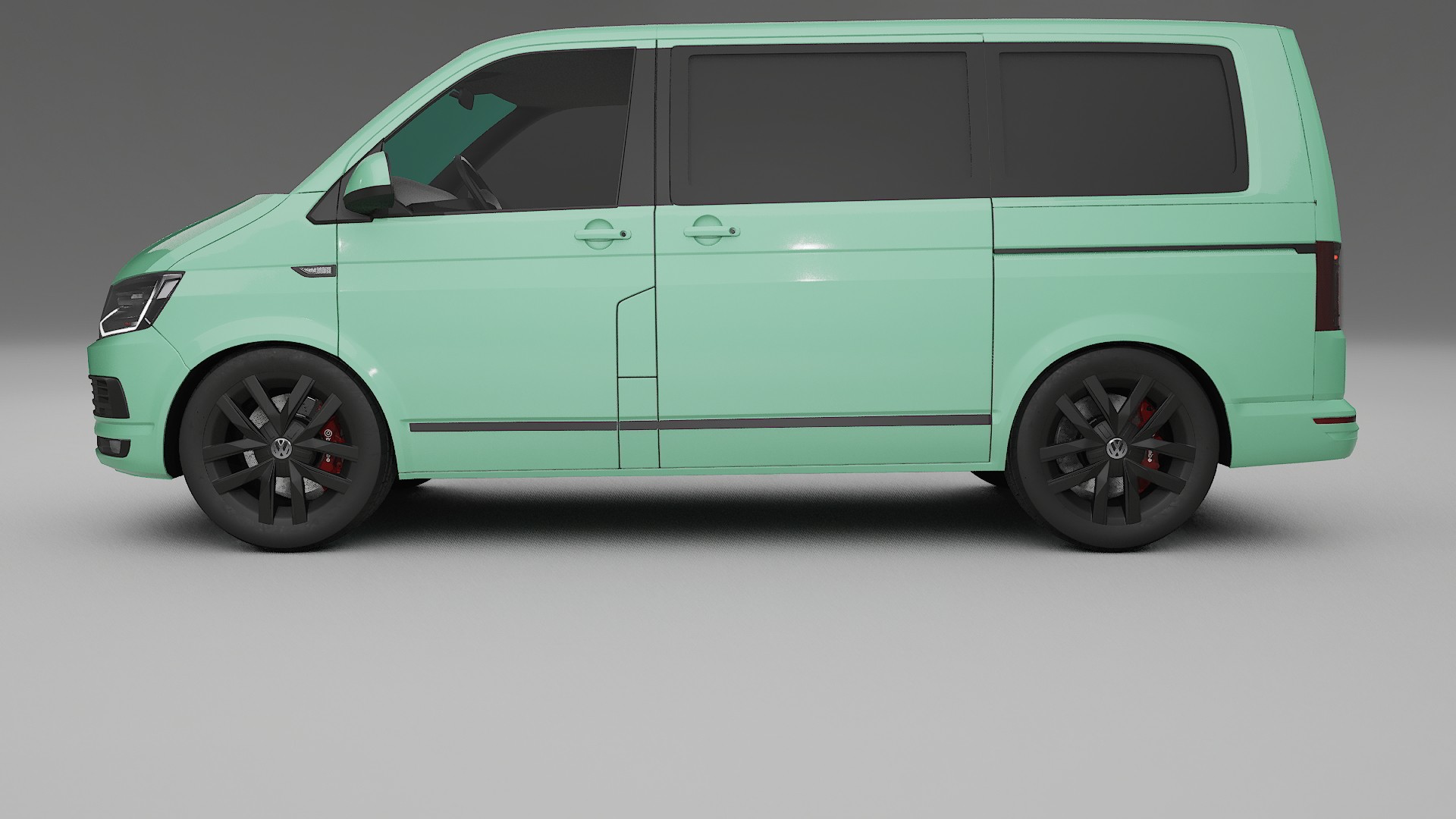 VW Transporter T6 Multivan TPU Paint Protection Film | DUSTY Color Change PPF Full Pre-Cut Kit