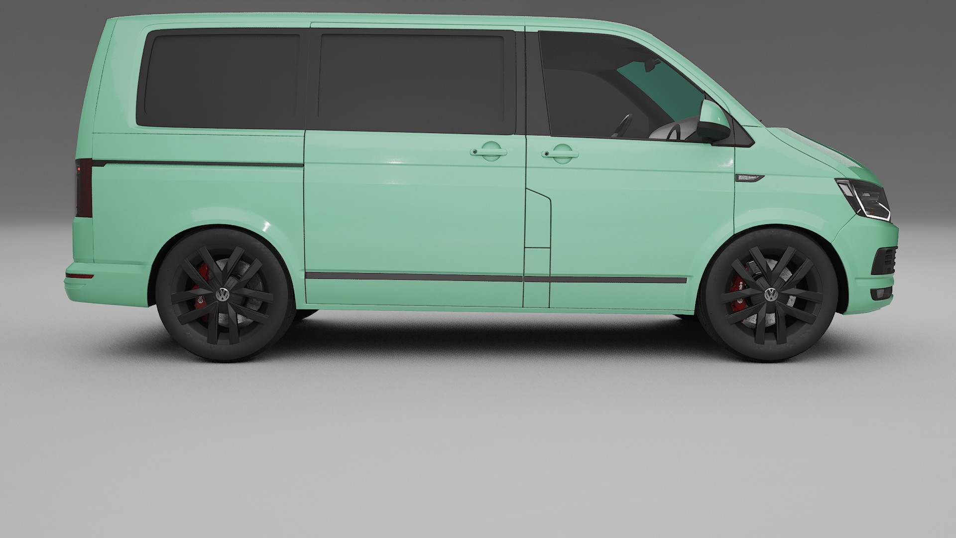 VW Transporter T6 Multivan TPU Paint Protection Film | DUSTY Color Change PPF Full Pre-Cut Kit
