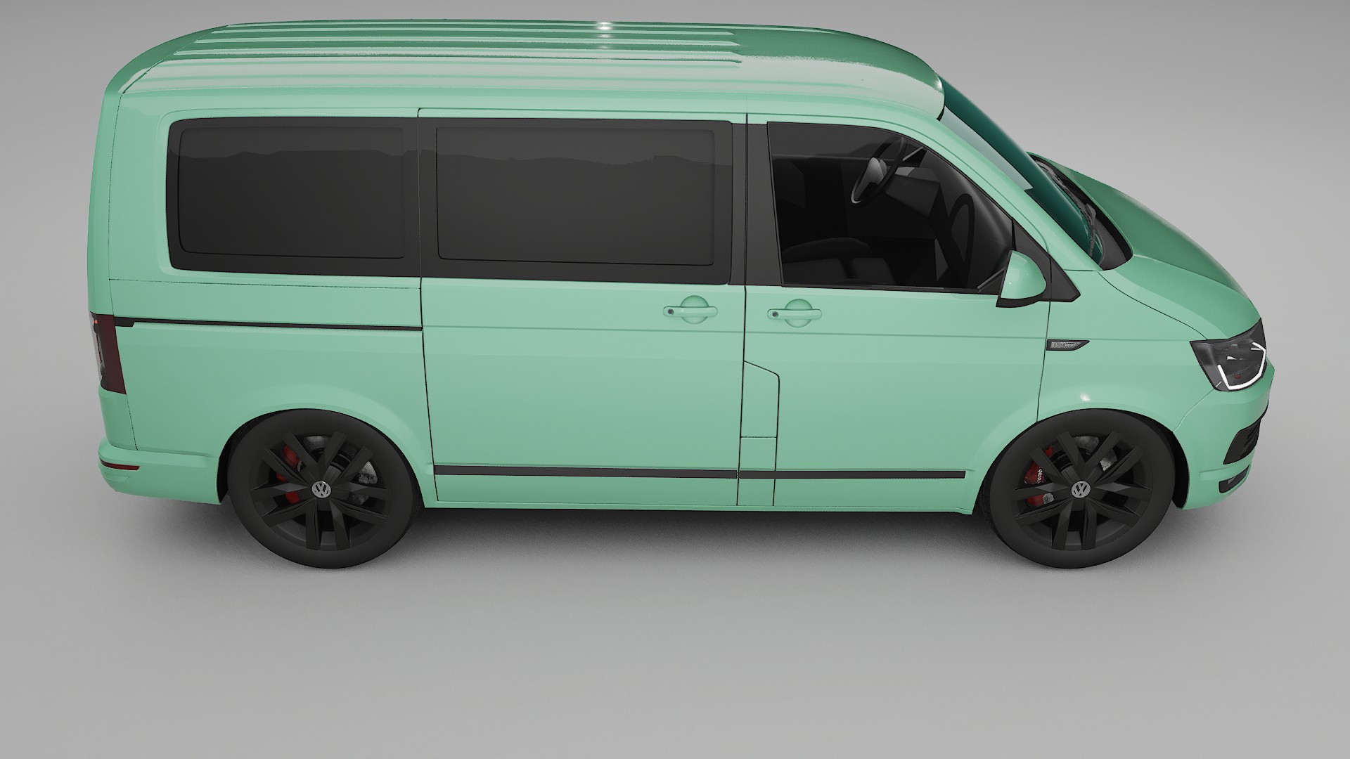 VW Transporter T6 Multivan TPU Paint Protection Film | DUSTY Color Change PPF Full Pre-Cut Kit