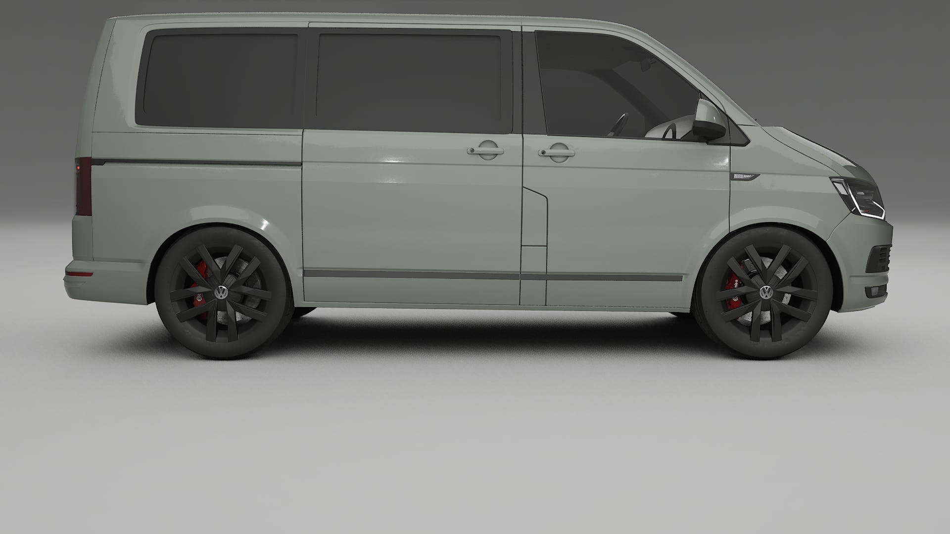 VW Transporter T6 Multivan TPU Paint Protection Film | SLATE Color Change PPF Full Pre-Cut Kit