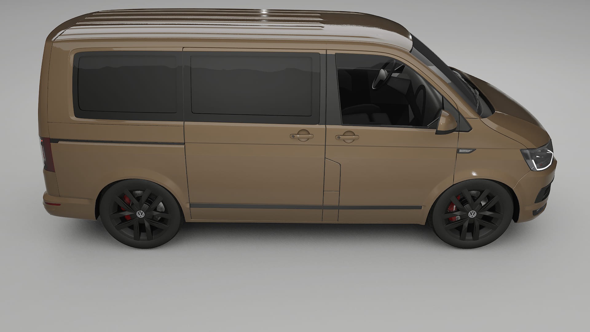 VW Transporter T6 Multivan TPU Paint Protection Film | SAHARA Color Change PPF Full Pre-Cut Kit