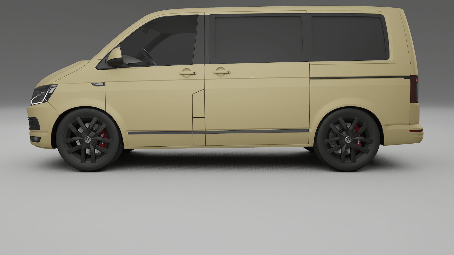 VW Transporter T6 Multivan TPU Paint Protection Film | SAND Color Change PPF Full Pre-Cut Kit