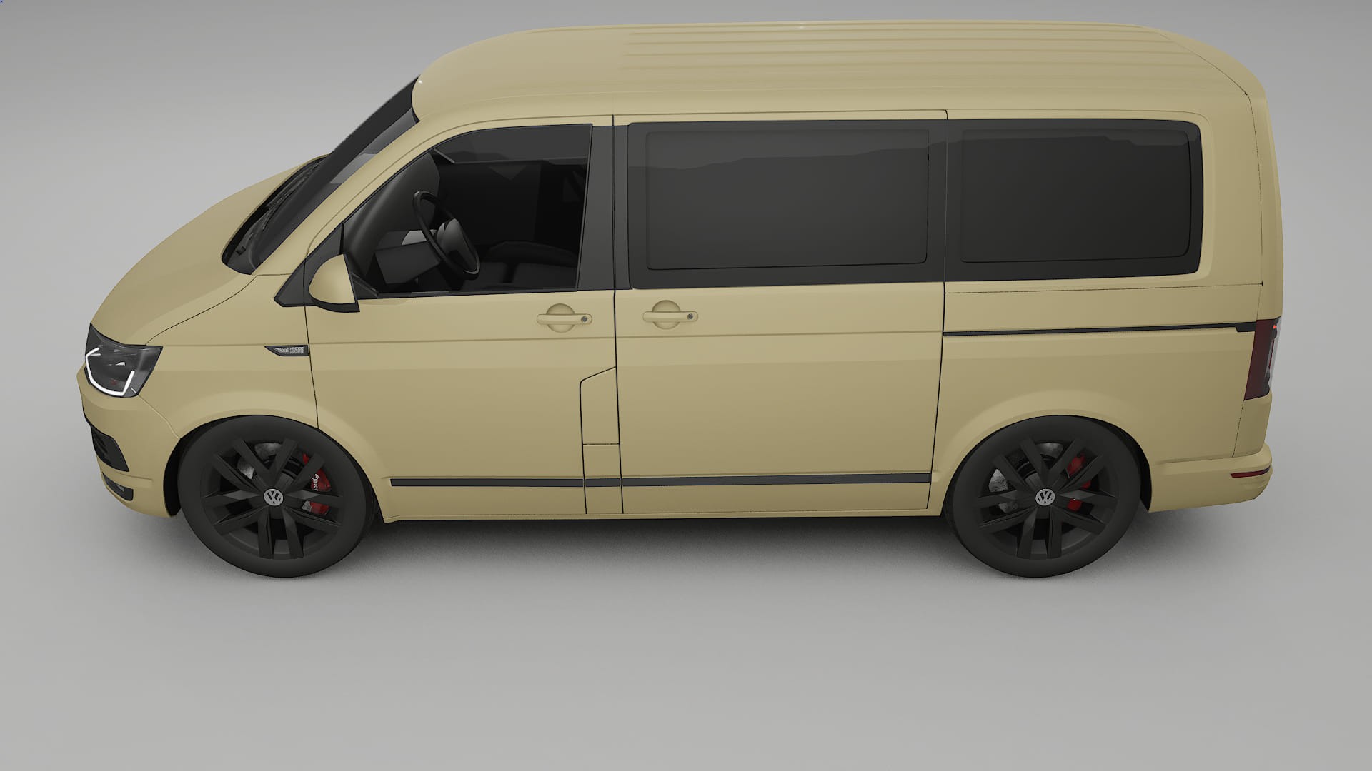 VW Transporter T6 Multivan TPU Paint Protection Film | SAND Color Change PPF Full Pre-Cut Kit