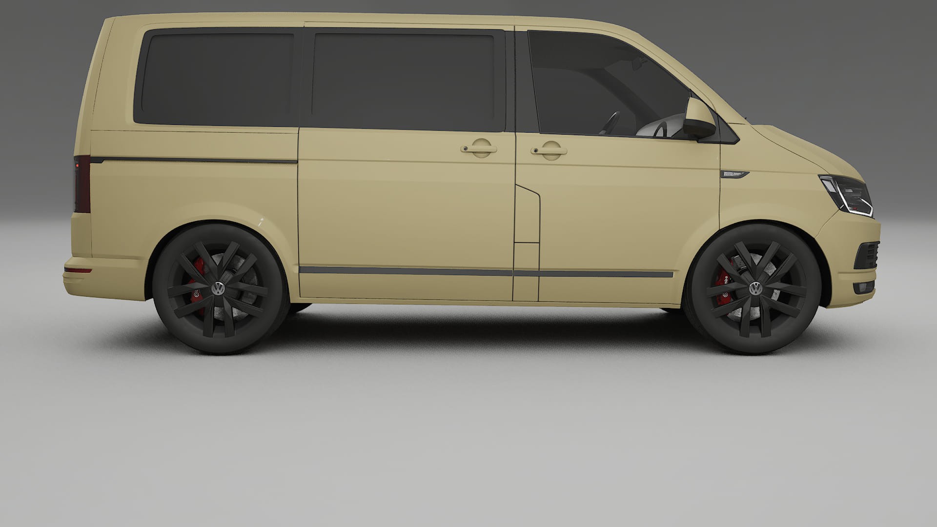 VW Transporter T6 Multivan TPU Paint Protection Film | SAND Color Change PPF Full Pre-Cut Kit