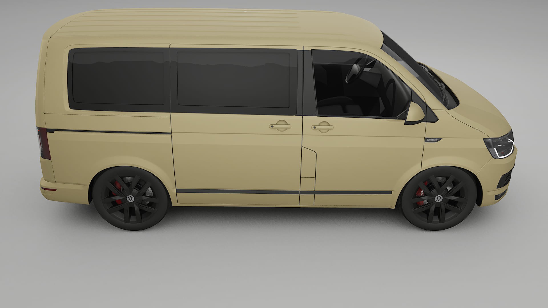 VW Transporter T6 Multivan TPU Paint Protection Film | SAND Color Change PPF Full Pre-Cut Kit