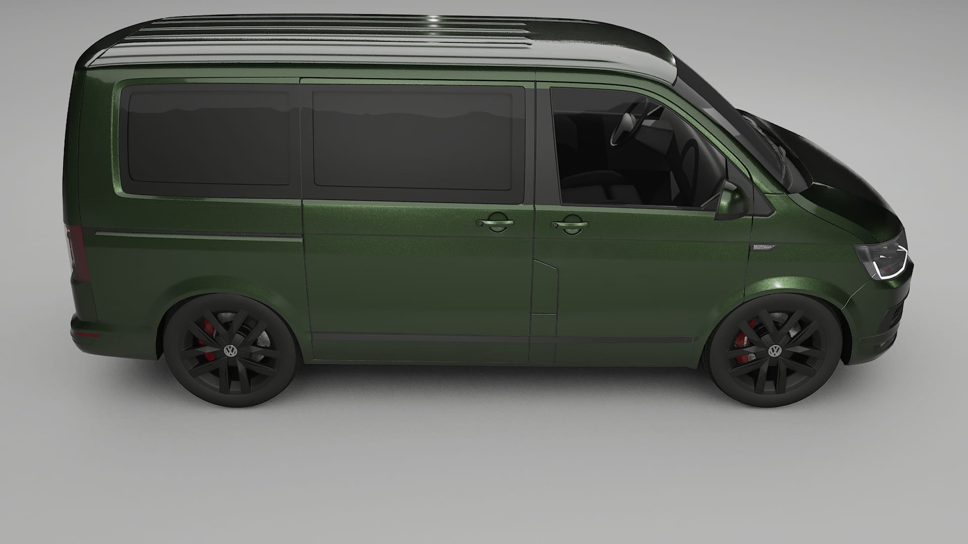 VW Transporter T6 Multivan TPU Paint Protection Film | LAGOON Color Change PPF Full Pre-Cut Kit