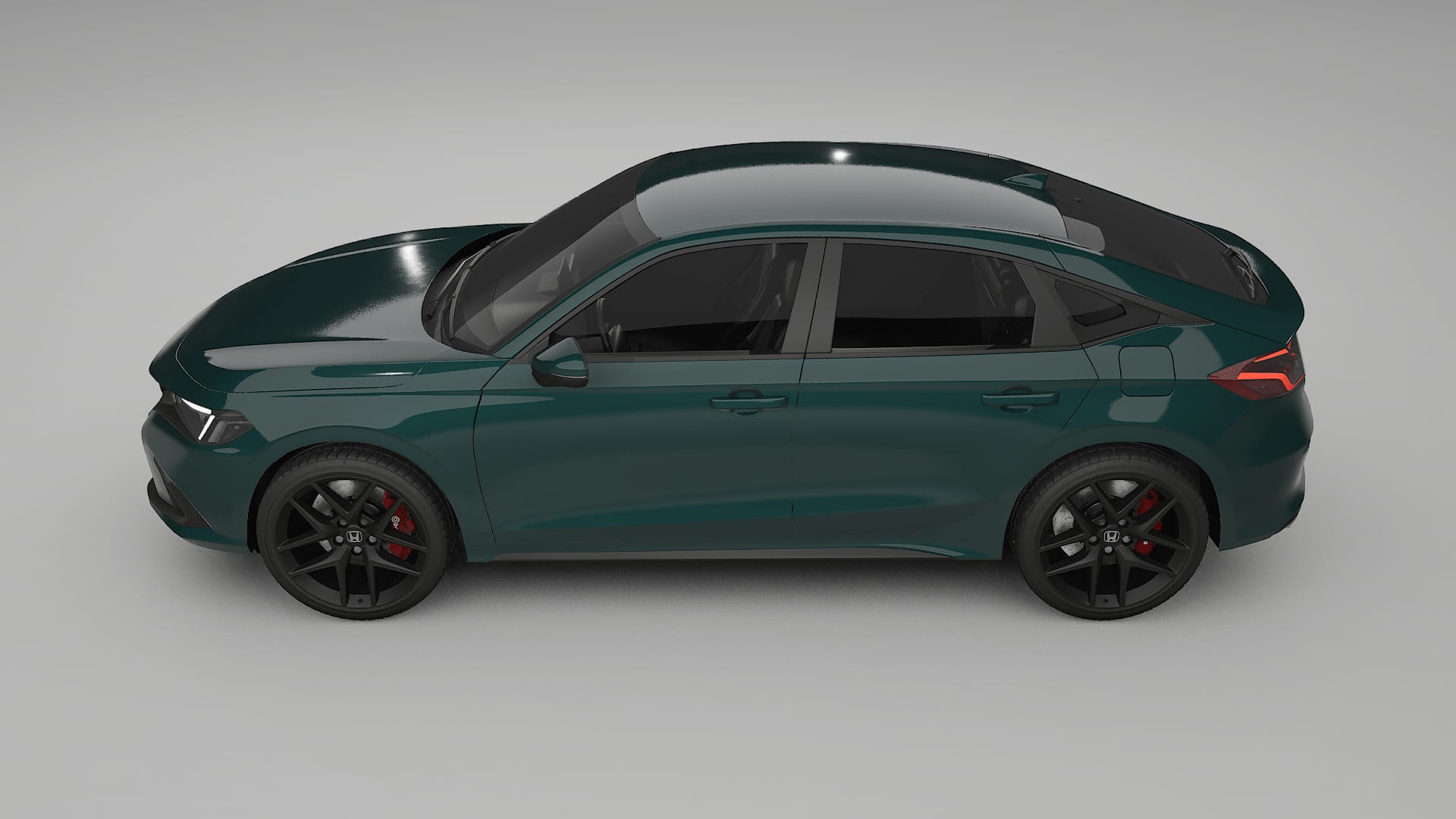 Honda Civic hatchback TPU Paint Protection Film | INFERNO Color Change PPF Full Pre-Cut Kit