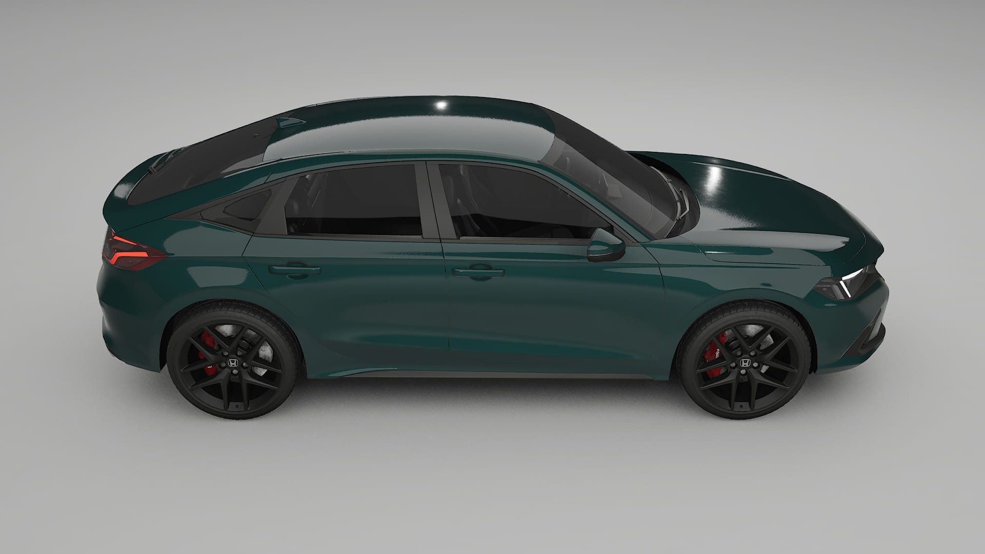 Honda Civic hatchback TPU Paint Protection Film | INFERNO Color Change PPF Full Pre-Cut Kit