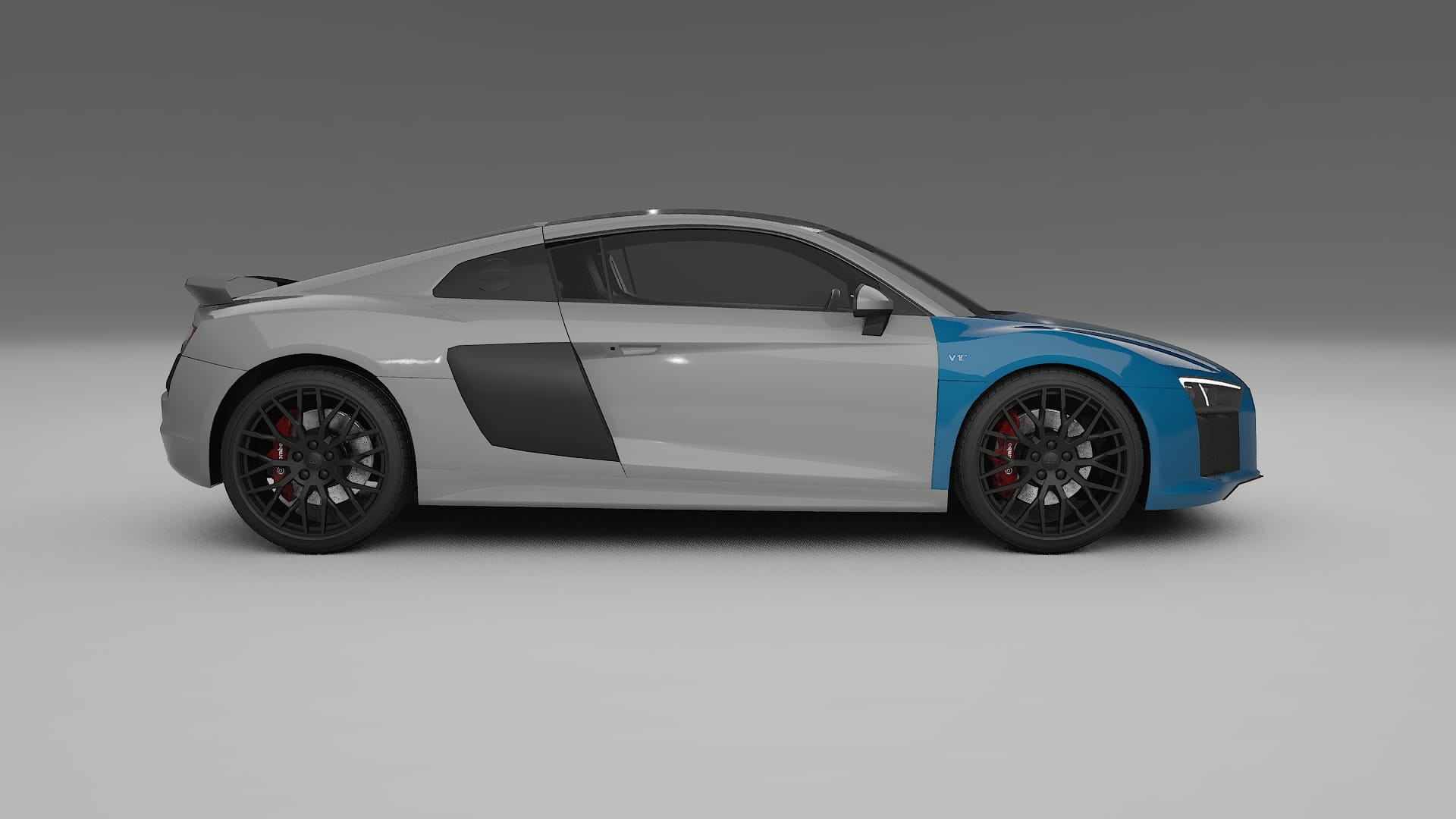 Pellicola Protettiva per Vernice Audi R8 typ-4S prefacelift pre-LCI | CrystalGuard TPU Trasparente PPF Kit di Protezione Frontal
