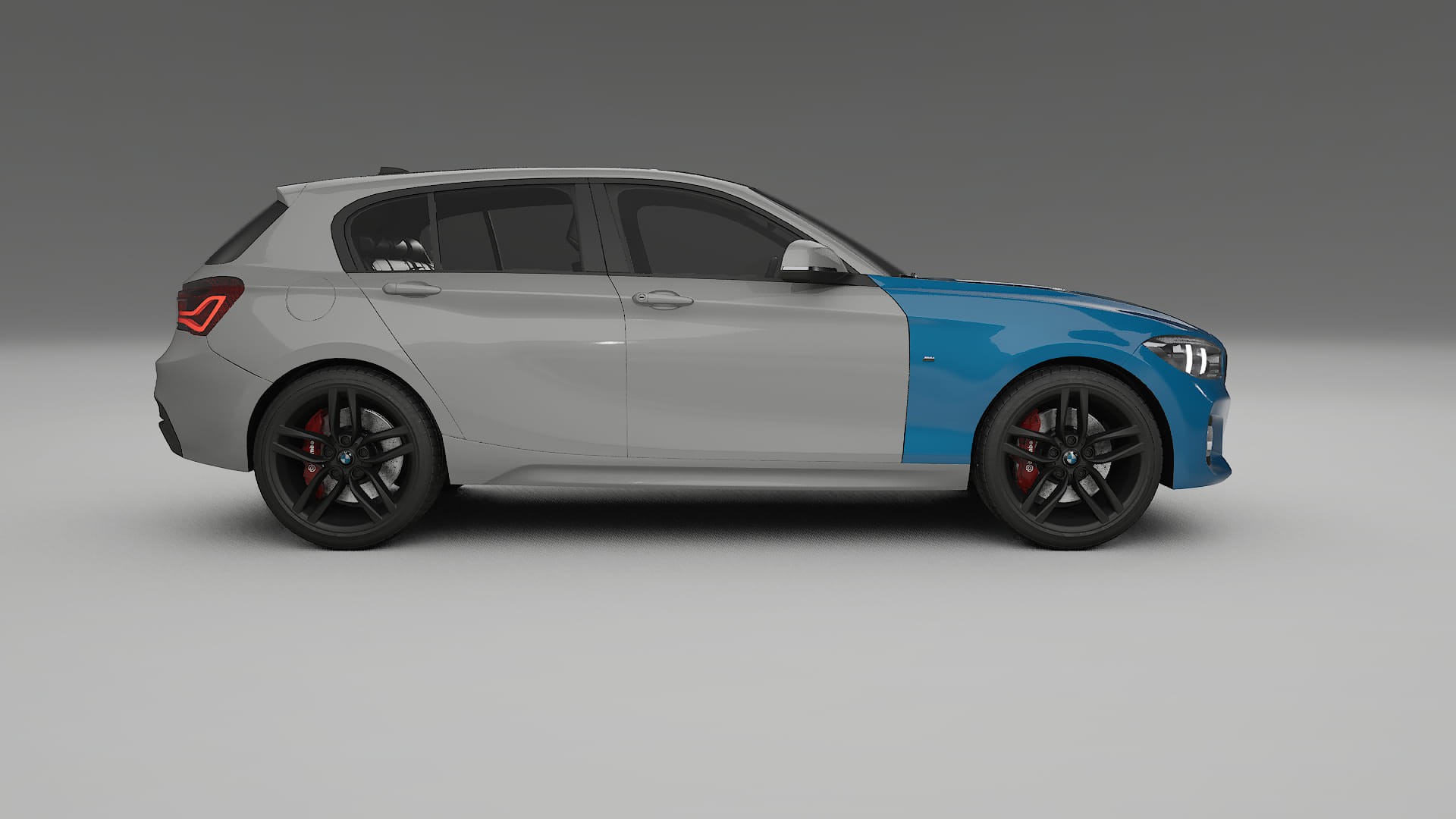 Pellicola Protettiva per Vernice BMW 1 F20 facelift LCI | CrystalGuard TPU Trasparente PPF Kit di Protezione Frontale