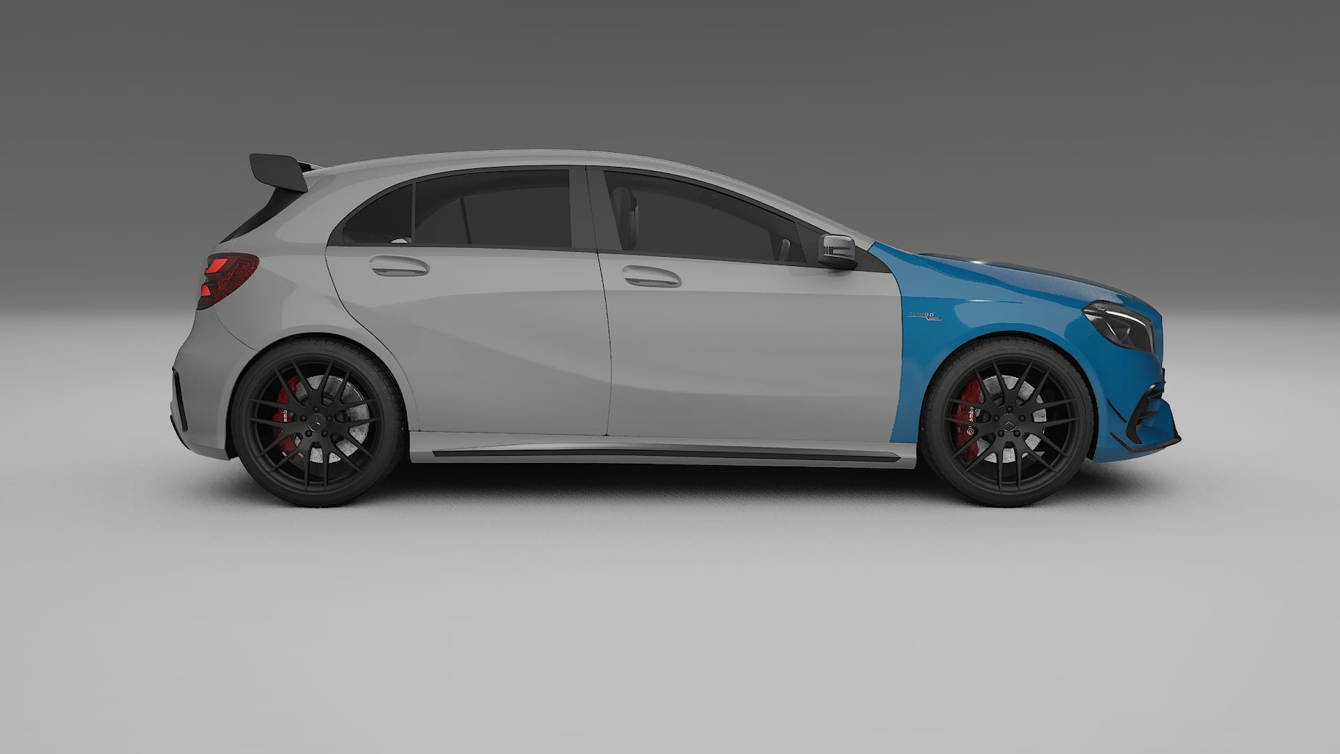 Pellicola Protettiva per Vernice Mercedes A45 AMG W176 | CrystalGuard TPU Trasparente PPF Kit di Protezione Frontale