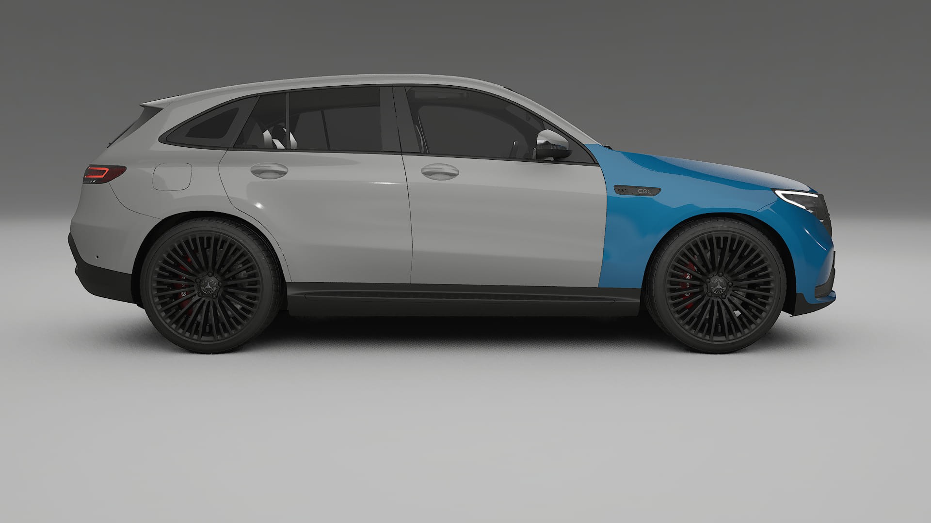 Pellicola Protettiva per Vernice Mercedes EQC AMG | CrystalGuard TPU Trasparente PPF Kit di Protezione Frontale