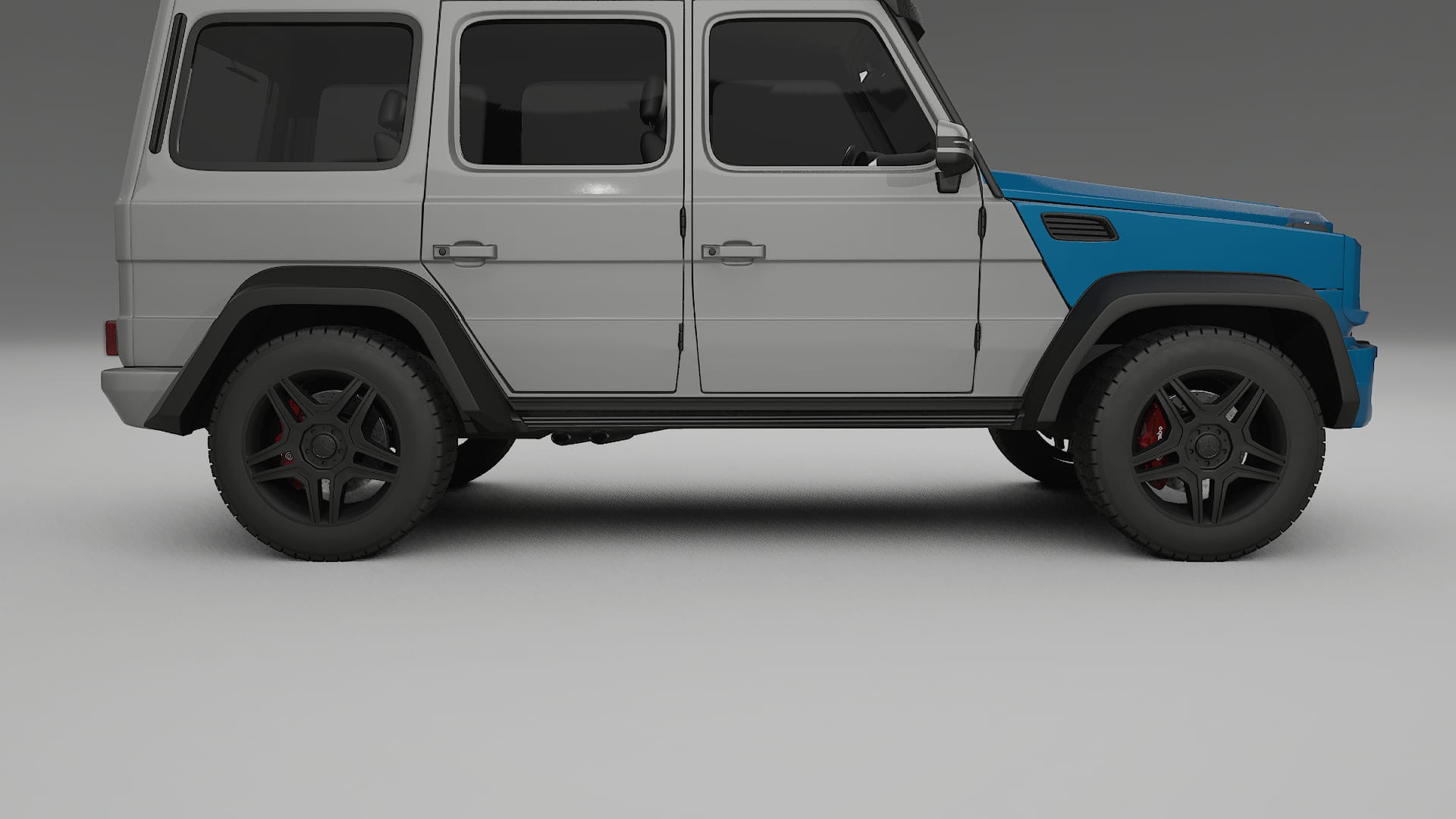 Pellicola Protettiva per Vernice Mercedes G-class 4x4 W463 | CrystalGuard TPU Trasparente PPF Kit di Protezione Frontale