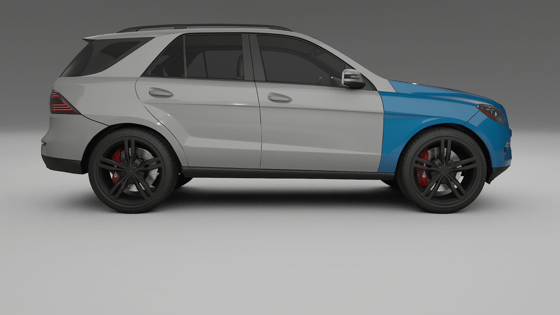 Pellicola Protettiva per Vernice Mercedes M-class W166 | CrystalGuard TPU Trasparente PPF Kit di Protezione Frontale