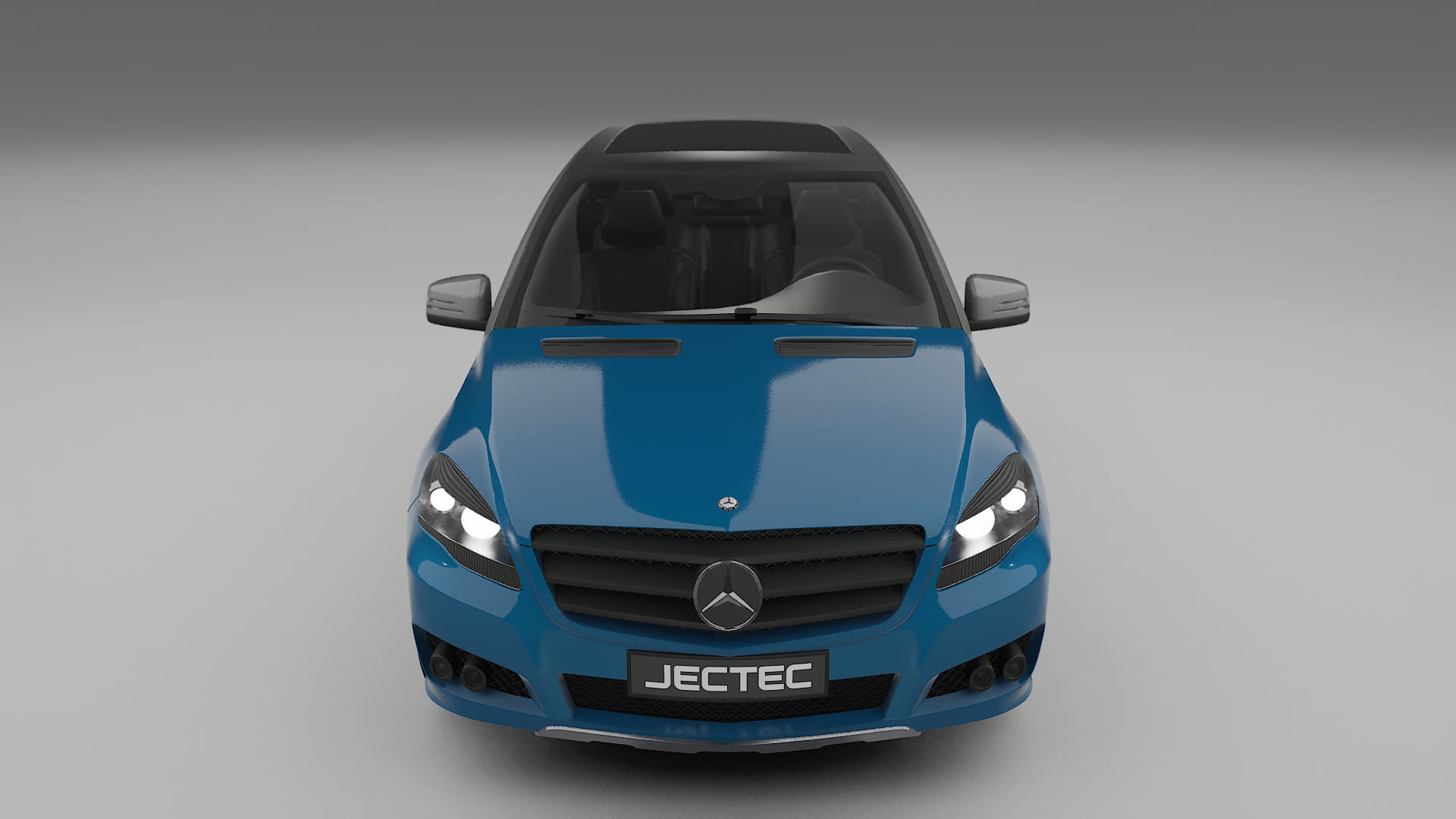 Pellicola Protettiva per Vernice Mercedes R-class W251 facelift LCI | CrystalGuard TPU Trasparente PPF Kit di Protezione Frontal