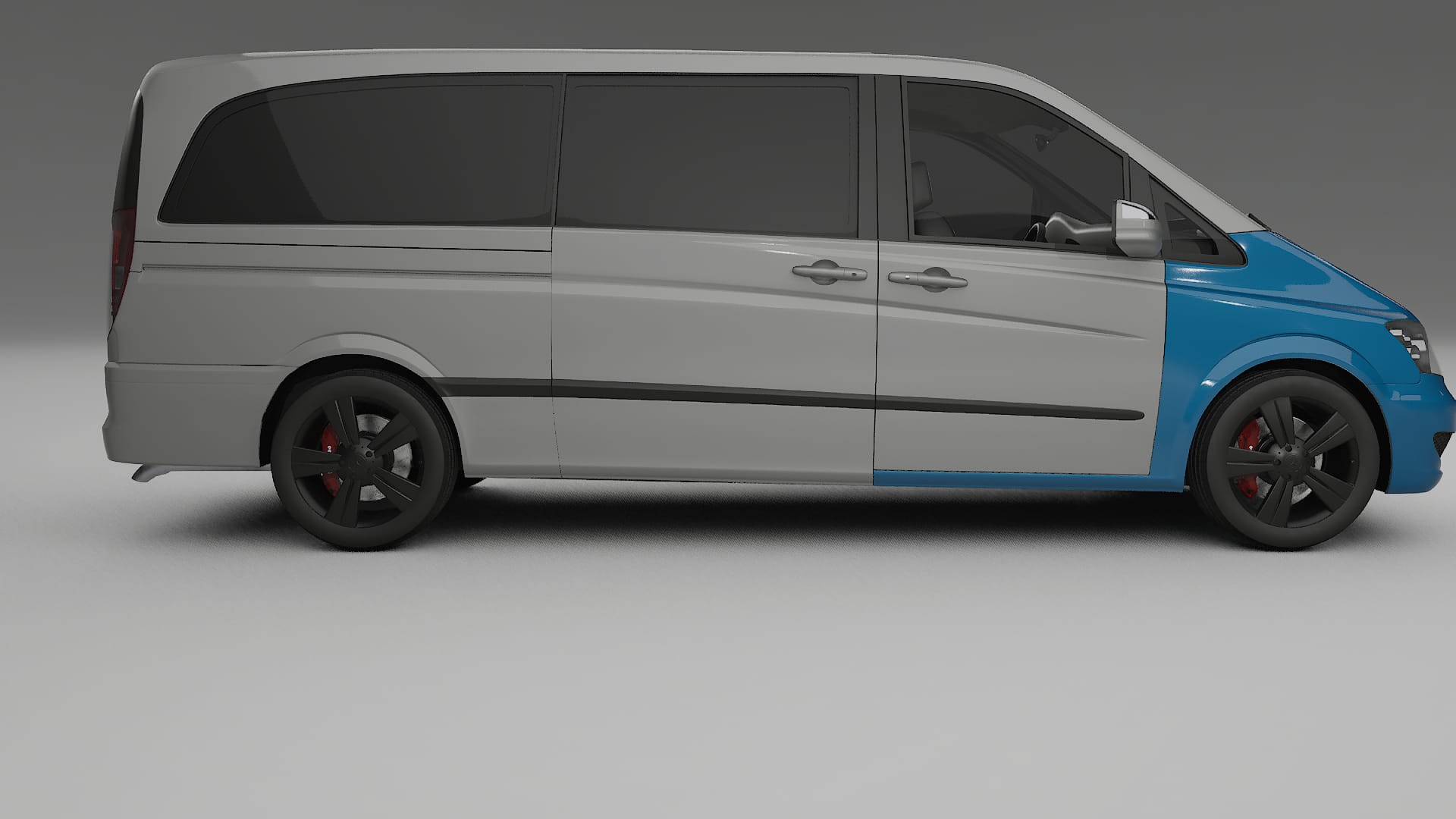 Pellicola Protettiva per Vernice Mercedes Viano Extralong W439 Facelift LCI | CrystalGuard TPU Trasparente PPF Kit di Protezione