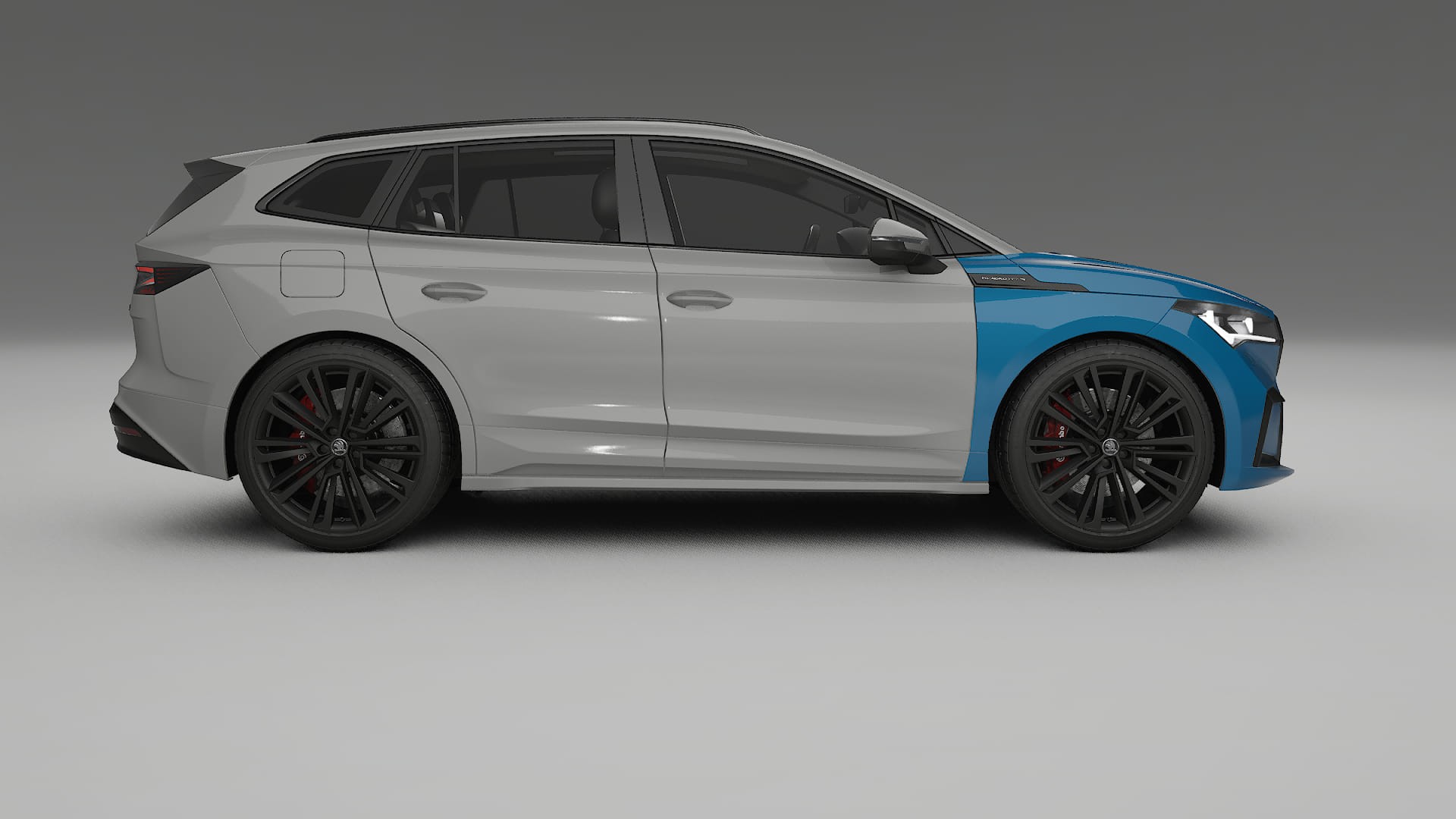 Pellicola Protettiva per Vernice Škoda Enyaq MEB | CrystalGuard TPU Trasparente PPF Kit di Protezione Frontale